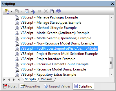 Scripting Window