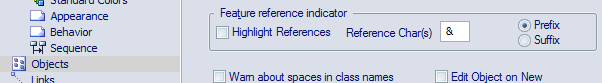 A screenshot of the Preferences dialog in Sparx Systems Enterprise Architect showing how to set the default for operation parameters to be passed by reference.