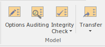 Part of the Configure ribbon in Sparx Systems Enterprise Architect.