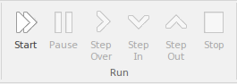 Part of the Simulate ribbon in Sparx Systems Enterprise Architect.