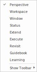 Show Portal in Sparx Systems Enterprise Architect.
