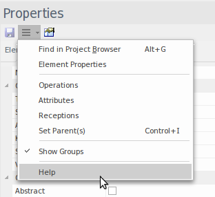 Userguide tool help.