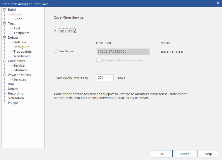 Using a code miner query library in Sparx Systems Enterprise Architect. Using a code miner query library in Sparx Systems Enterprise Architect.