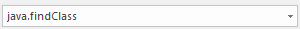 The selected query in the Intelli-sense search control toolbar The selected query in the Intelli-sense search control toolbar