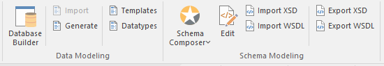 Part of the Code ribbon in Sparx Systems Enterprise Architect. Part of the Code ribbon in Sparx Systems Enterprise Architect.