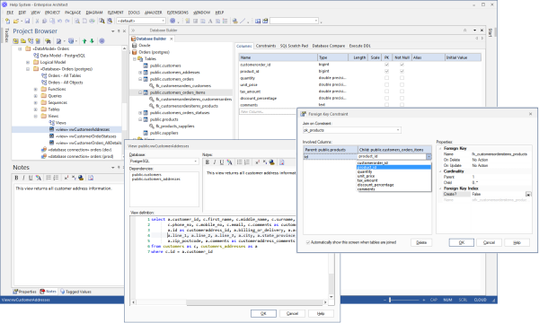 Database engineering in Sparx Systems Enterprise Architect. Database engineering in Sparx Systems Enterprise Architect.