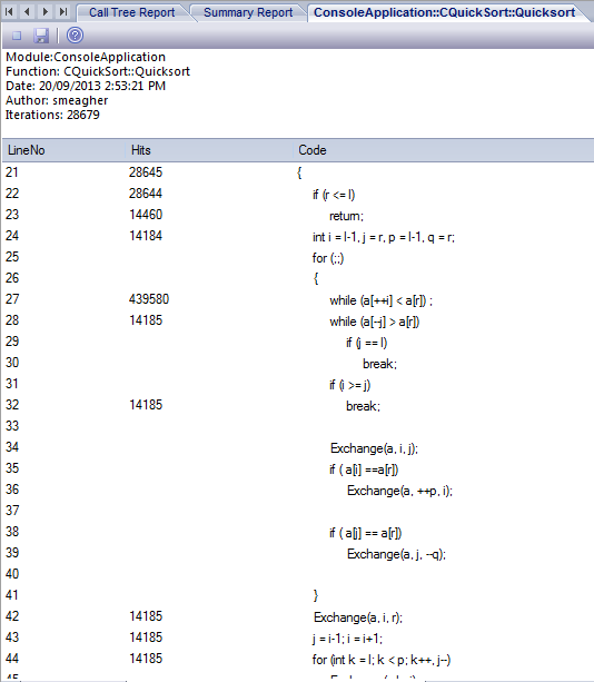 From an existing profile, you can profile deeper into function behavior From an existing profile, you can profile deeper into function behavior