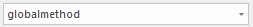 The selected query in the Intelli-sense search control toolbar The selected query in the Intelli-sense search control toolbar