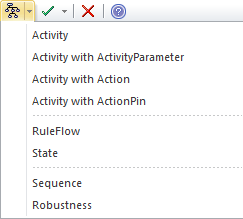 Scenario Builder menu in Sparx Systems Enterprise Architect. Scenario Builder menu in Sparx Systems Enterprise Architect.