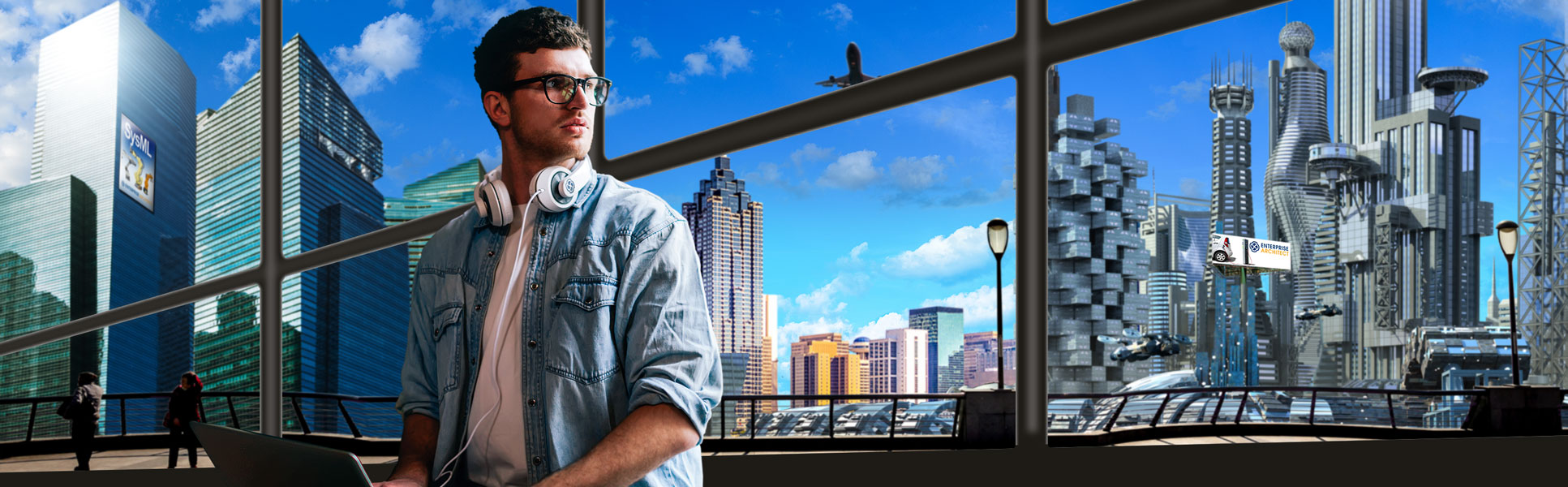 Professional top banner