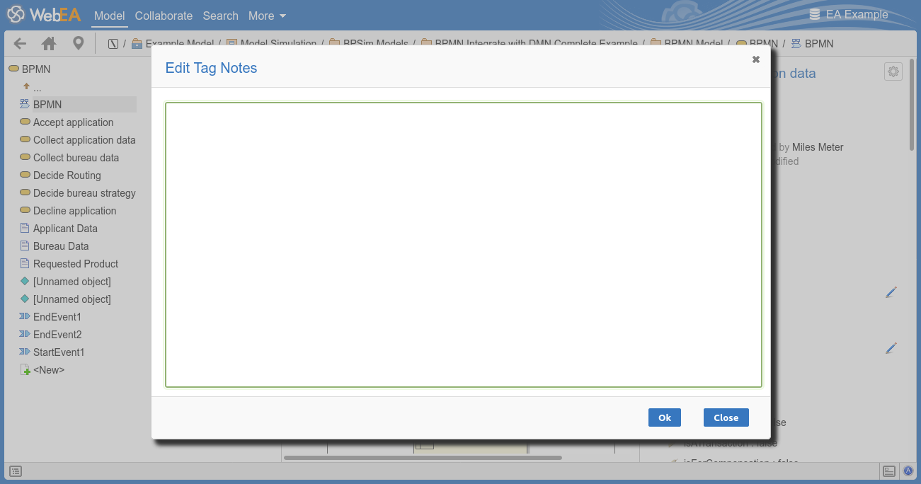 Edit Memo tags